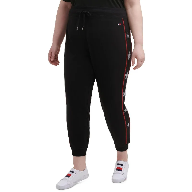 Holiday Sale Tommy Hilfiger Sport Womens Plus Star Fitness Workout Capri Pants