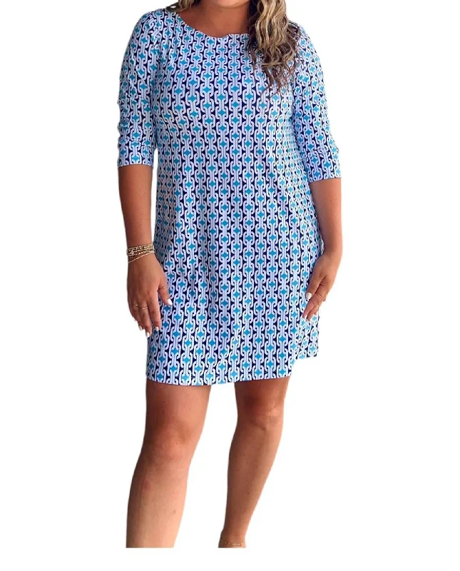Bargain Blast Ceci Dress In Blue