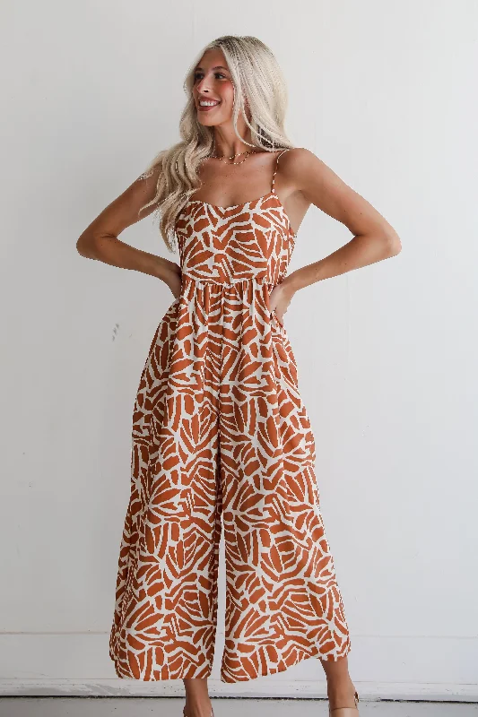 Midnight Madness FINAL SALE - Glamorous Luxury Brown Jumpsuit