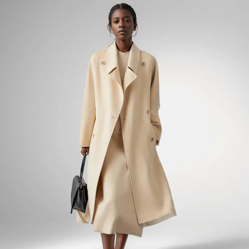 Grand Opening Sale Dusky Winter Wool Cashmere Womens Coat