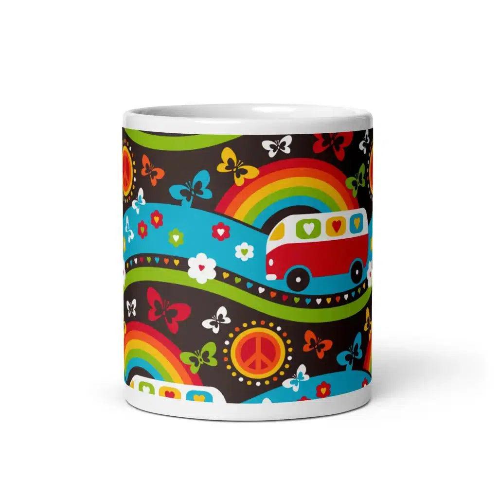 Exclusive Deal HIPPIE DAY rainbow - Ceramic Mug