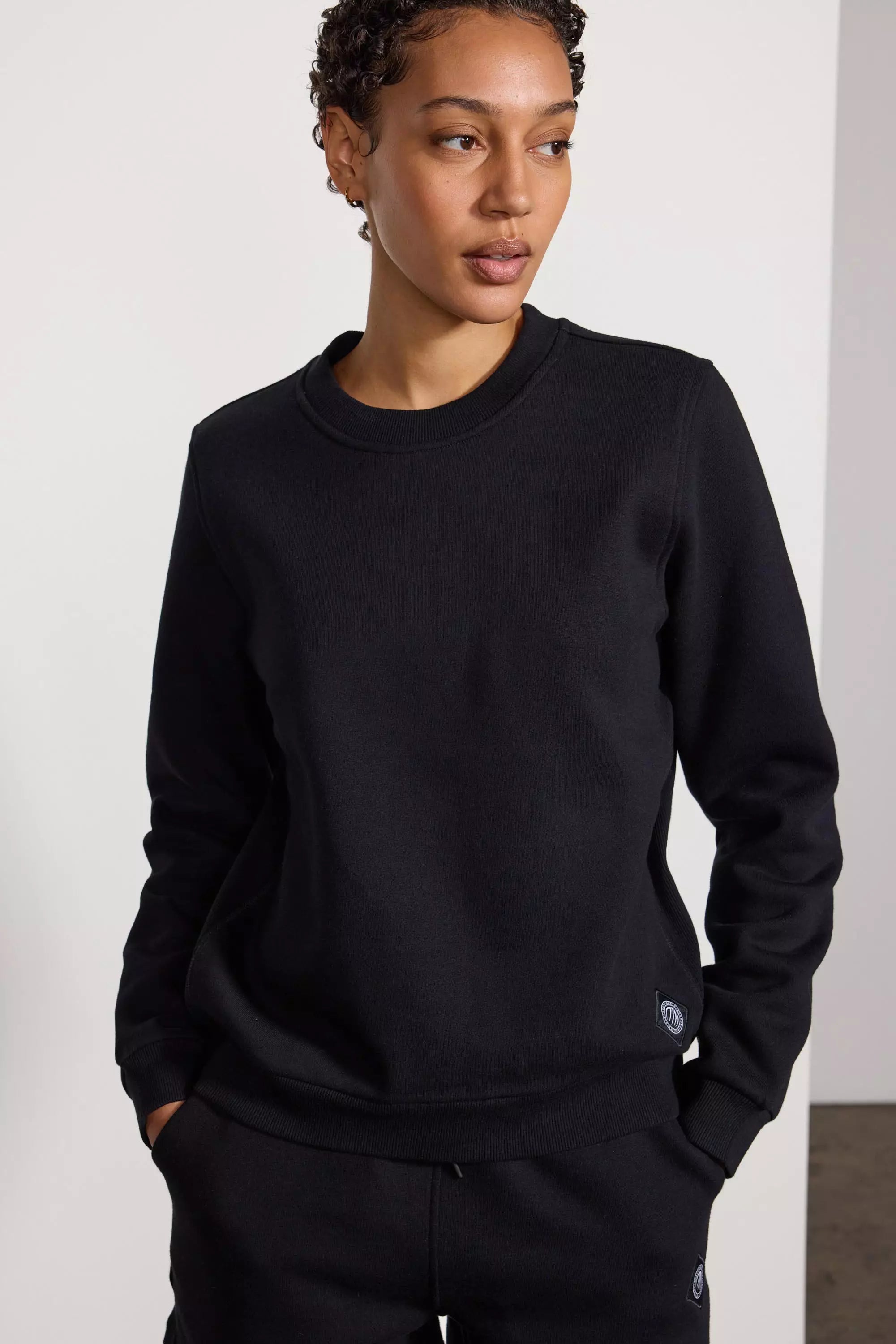 Crazy Deals Comfort Fleece Sweatshirt - Black