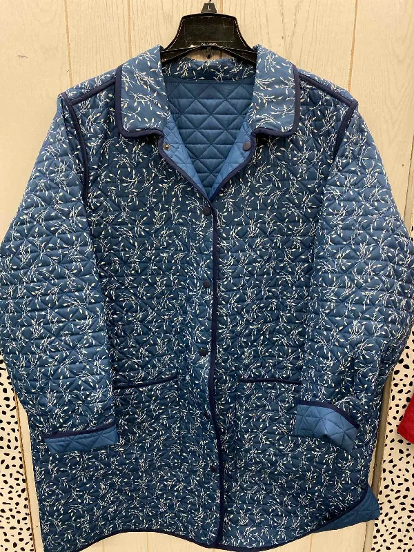 Price Reduction Lands End Blue Womens Size 2X Jacket (Outdoor)