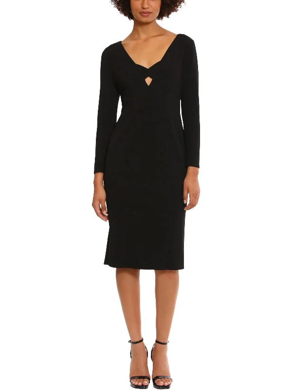New Markdowns Womens Cut-Out Party Midi Dress