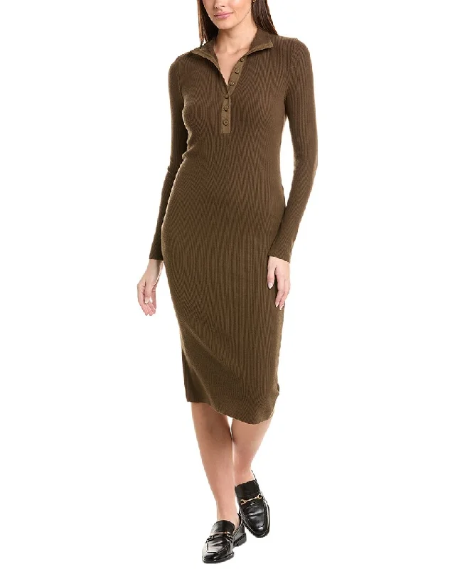 Exclusive Access Nation LTD Phoebe Midi Henley Dress