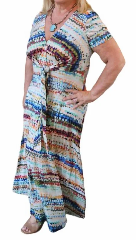 Epic Deals Maxi Dress In Blue