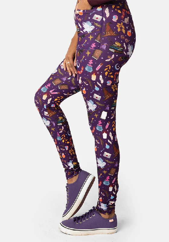 Deal Explosion Rene Wizard Print Popsy Leggings