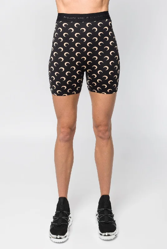 Discount Deals Marine Serre Moon Printed Jersey Mini Shorts