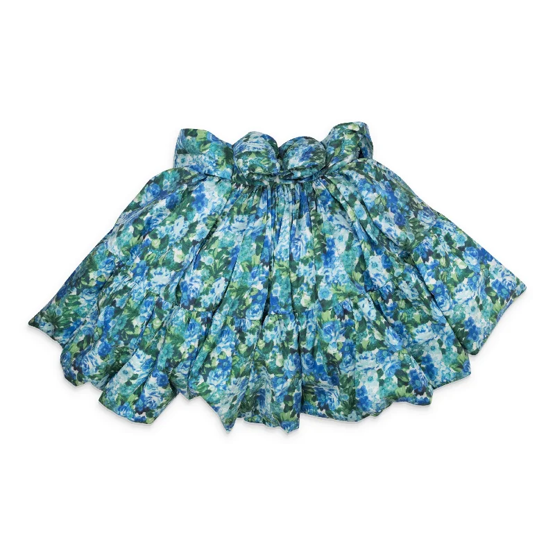 Online Only RICHARD QUINN DITSY PUFFBALL MULTICOLOR GOWN