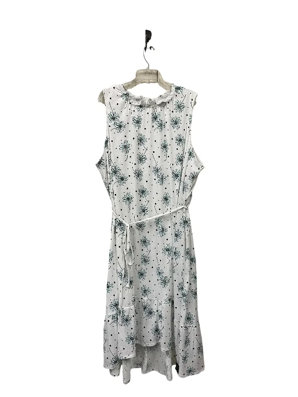 Weekend Flash Sale Dress Casual Maxi By Cato In White, Size: 4x