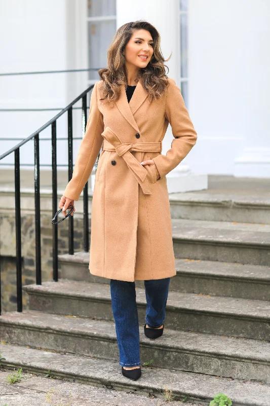 Don't Miss Double Second Double Breasted Shawl Collar Coat