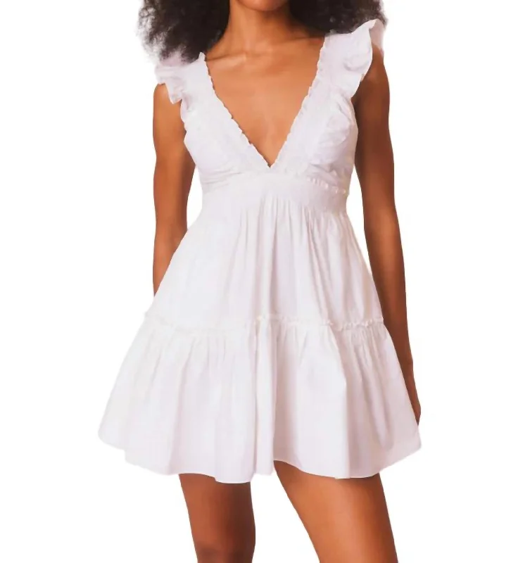 TIME-Limited Offer Poplar Dress In White