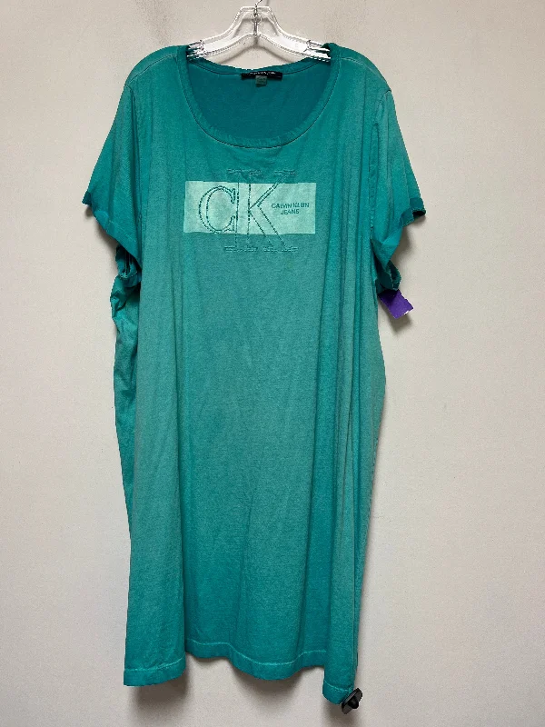 Hurry In Dress Casual Midi By Calvin Klein  Size: 3x
