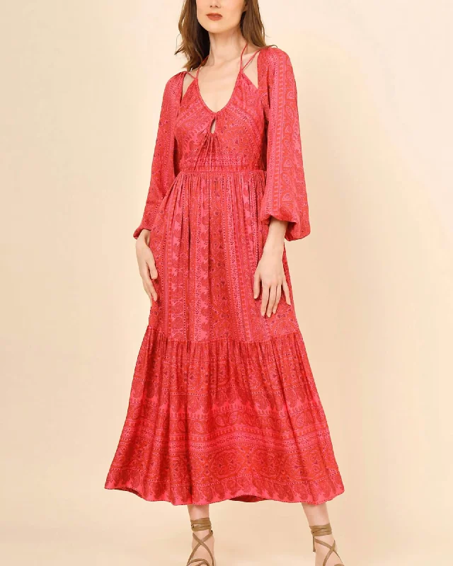 Discount Deals Ravenna Midi Dress in Salania Tart | Salania Tart