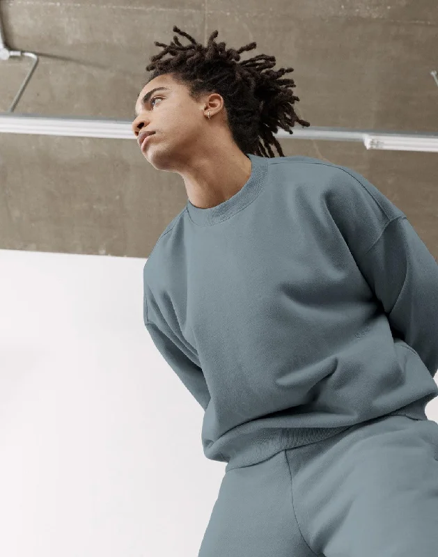 Deal Dash The Oversized Crew in Slate Grey
