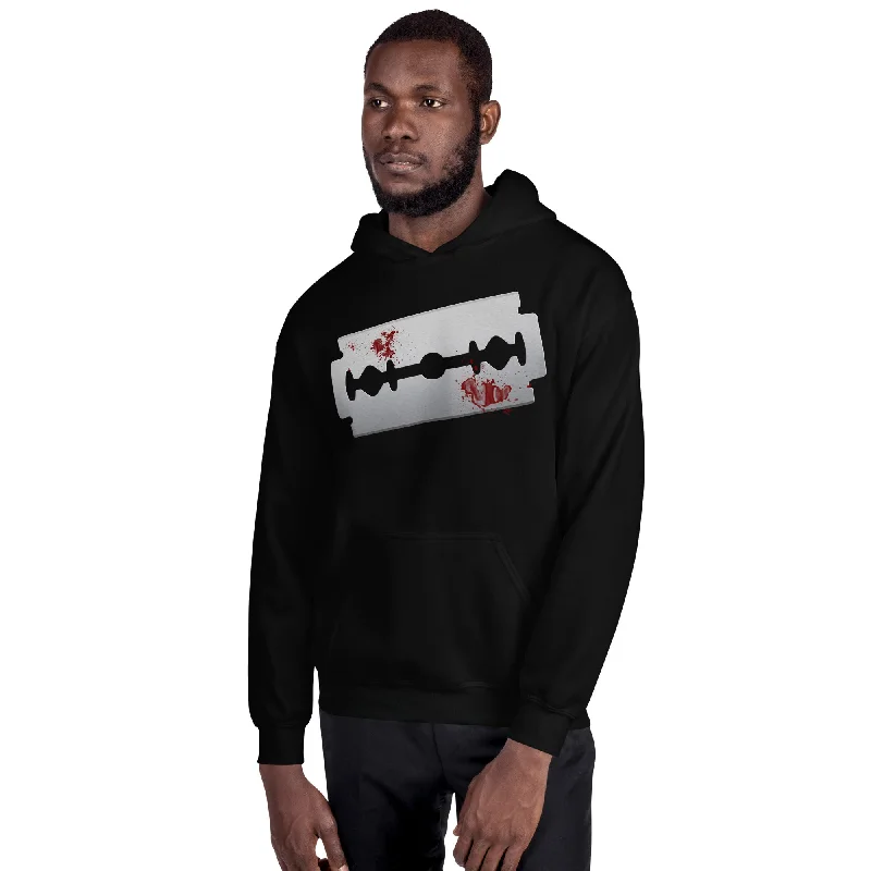 TIME-Limited Offer Blood Violin Bloody Razor Blade Horror Unisex Hoodie Sweatshirt