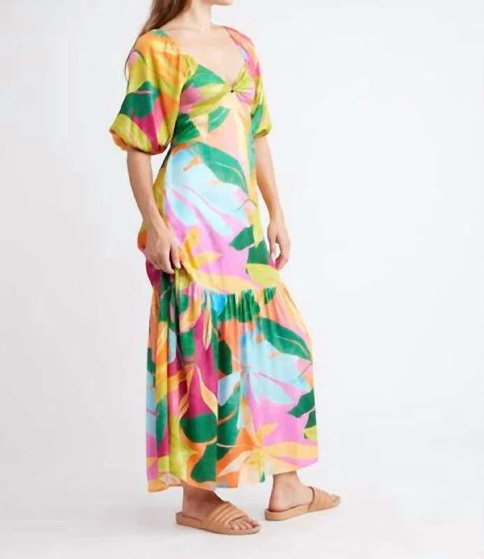 Super Sale Tara Twist Maxi Dress In March Tropics