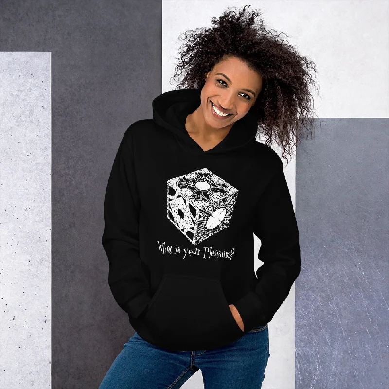 Buy Now Hellraiser Puzzle Box - What is your Pleasure? Unisex Hoodie Sweatshirt