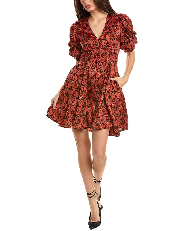 Don't Miss 1.STATE Bubble Sleeve Mini Dress