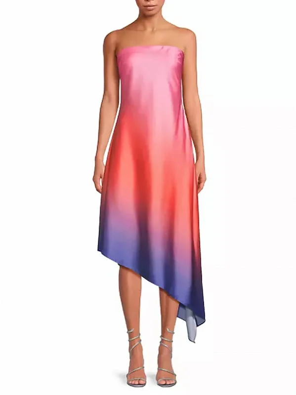 Price Break Sayulita Dress In Sunset Gradient