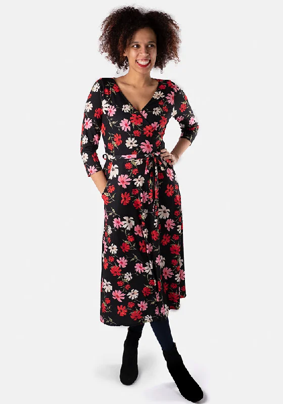 The Best Prices Roslyn Bright Daisy Print Midi Dress