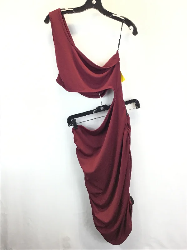 Can't Be Beat Dress Casual Midi By Shein  Size: 1x