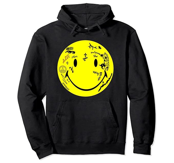 Huge Discounts Lil Wayne Tattoo Smiley Hoodie