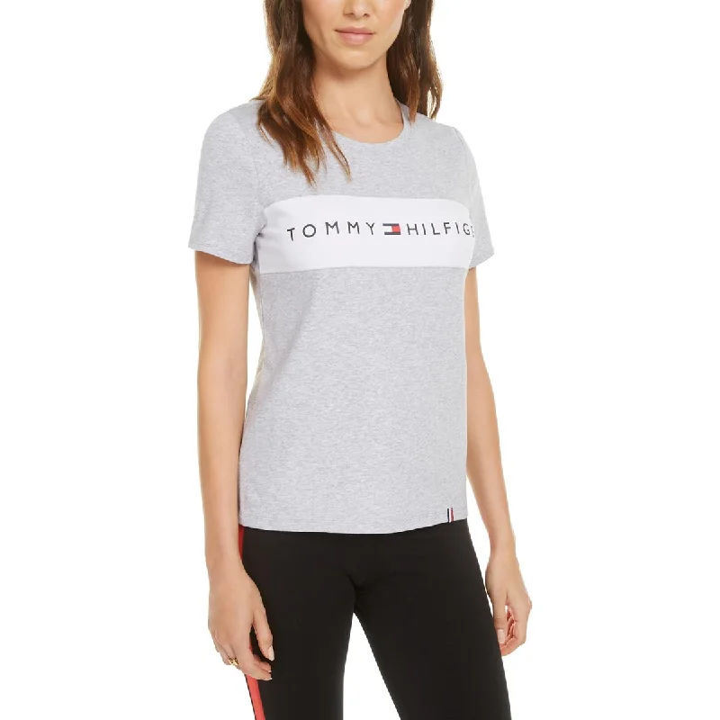Year-End Sale Tommy Hilfiger Sport Womens Cotton Blend Activewear T-Shirt