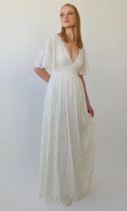 Deal Mania Empire Lace Dress #1383