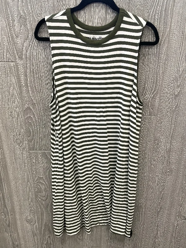 Final Sale Dress Casual Midi By Time And Tru  Size: 2x
